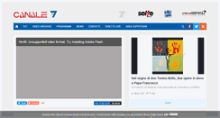 Desktop Screenshot of canale7.tv